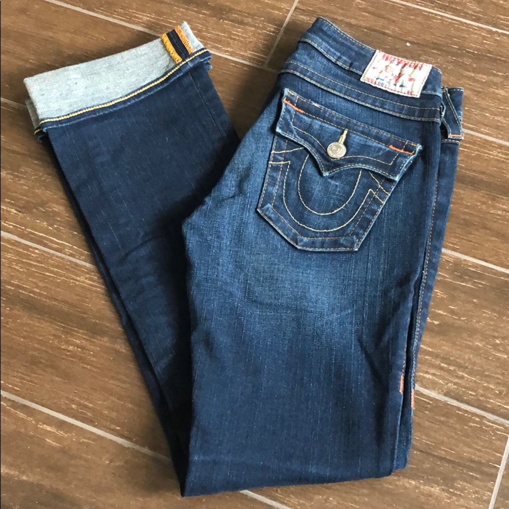 True Religion Super stretch straight leg